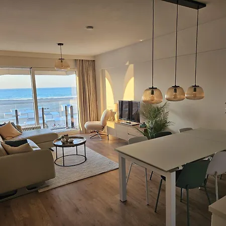 아파트 Isola Bella - Luxe Op De Zeedijk Met Panoramisch Uitzicht 블랑켄베르크